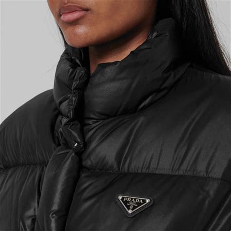 prada puffer womens|prada women's double breasted jackets.